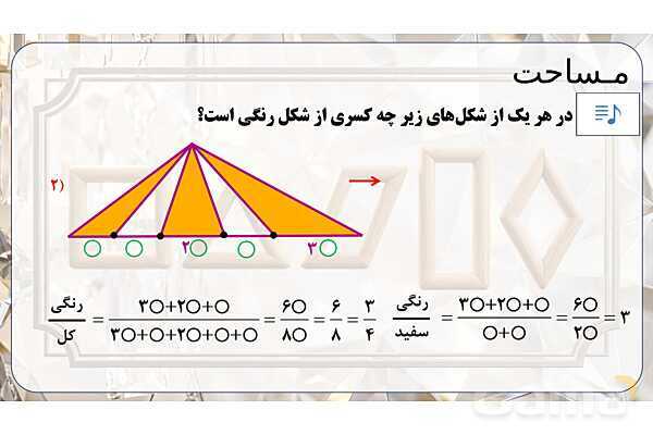 پاورپوینت تدریس تیزهوشانی «مساحت» پایه چهارم- پیش نمایش