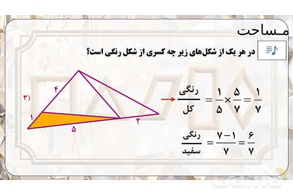 پاورپوینت تدریس تیزهوشانی «مساحت» پایه چهارم- پیش نمایش