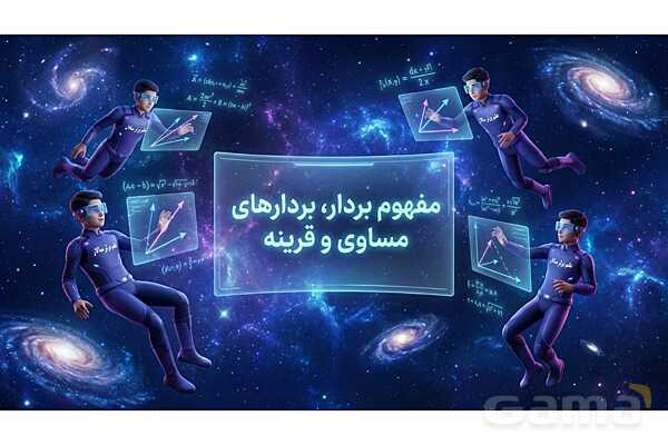 پاورپوینت تدریس تیزهوشانی «مفهوم بردار، بردارهای مساوی و قرینه» پایه هفتم- پیش نمایش