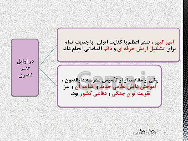 پاورپوینت آموزش تاریخ دوازدهم انسانی | درس 3: سیاست و حكومت در عصر قاجار- پیش نمایش