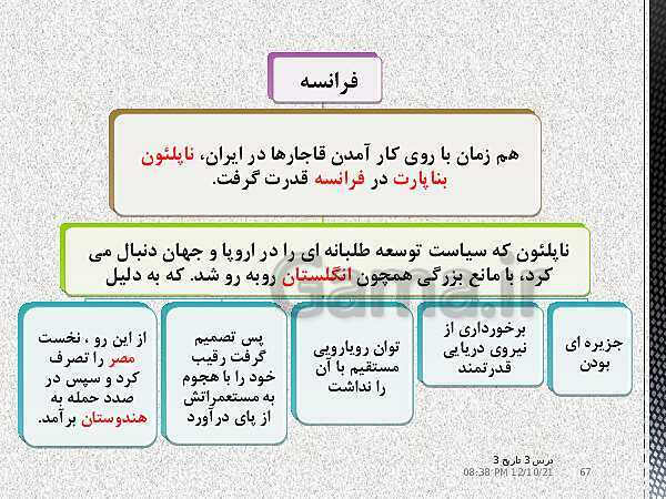 پاورپوینت آموزش تاریخ دوازدهم انسانی | درس 3: سیاست و حكومت در عصر قاجار- پیش نمایش