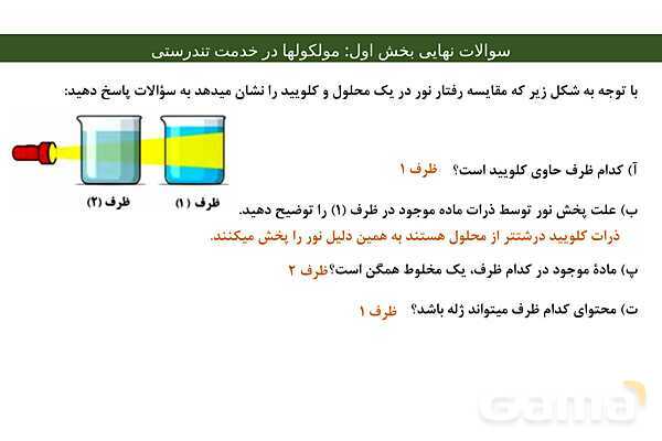 پاور مجموعه سوالات نهایی فصل اول شیمی دوازدهم- پیش نمایش