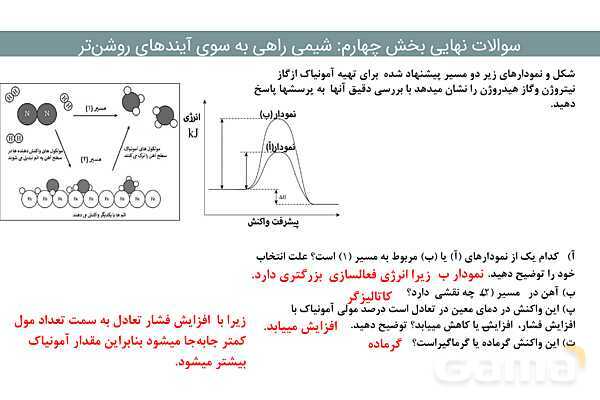 پاور مجموعه سوالات نهایی فصل چهارم شیمی دوازدهم- پیش نمایش