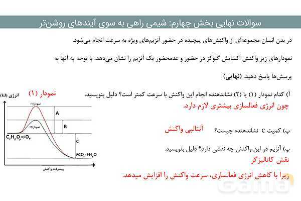 پاور مجموعه سوالات نهایی فصل چهارم شیمی دوازدهم- پیش نمایش