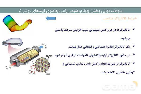 پاور فصل چهارم شیمی دوازدهم | درسنامه و نمونه سوال شب امتحانی- پیش نمایش