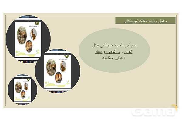 پاور درس 18 مطالعات چهارم | پوشش گیاهی و زندگی جانوری در ایران- پیش نمایش
