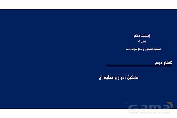 پاورپوینت تدریس گفتار 2 فصل 5 زیست دهم به روش نقشه ذهنی- پیش نمایش