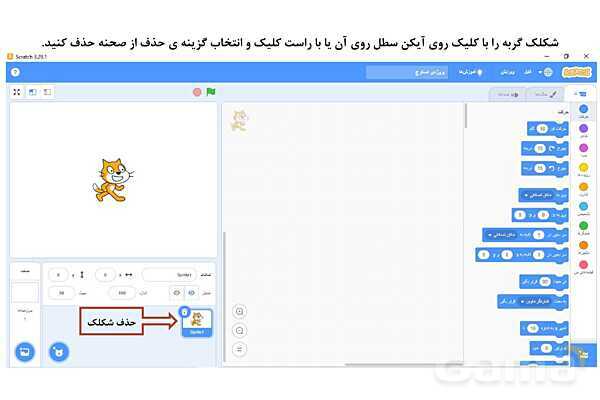 پاور کاروفناوری ششم درس 4: برنامه نویسی اسکرچ- پیش نمایش