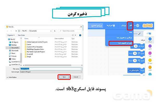 پاور کاروفناوری ششم درس 4: برنامه نویسی اسکرچ- پیش نمایش