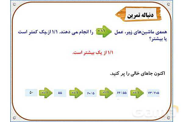 پاورپوینت ریاضی پنجم دبستان | فصل 5: ضرب عددهای اعشاری- پیش نمایش