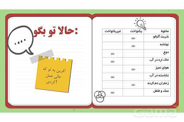 پاور درس 2 علوم چهارم ابتدایی: مخلوط‌ها در زندگی- پیش نمایش