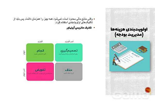 پاورپوینت تدریس پودمان 5 اخلاق حرفه‌ای | بهره‌وری (شایستگی 1: منابع)- پیش نمایش