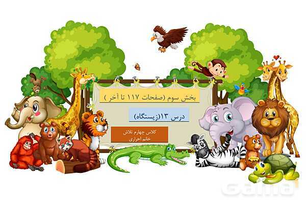 پاور درس 13 علوم چهارم دبستان | زیستگاه طبیعی و مصنوعی