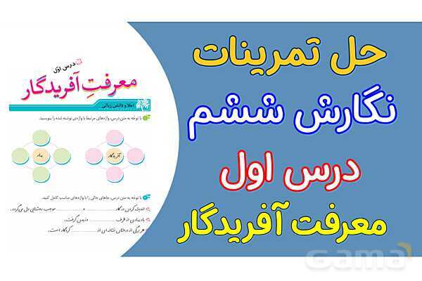 پاور درس 1 نگارش ششم | معرفت آفریدگار- پیش نمایش