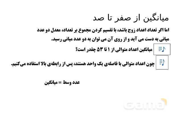  پاور تدریس تیزهوشانی ریاضی چهارم | میانگین از صفر تا صد- پیش نمایش