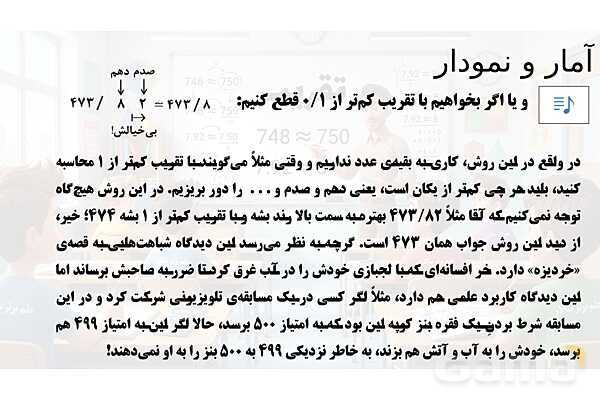  پاور تدریس تیزهوشانی ریاضی ششم | تقریب- پیش نمایش