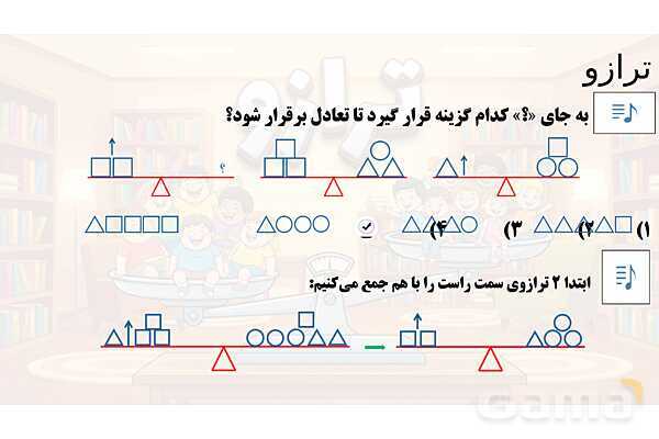 پاور تدریس تیزهوشانی ریاضی ششم | ترازو و معادله- پیش نمایش