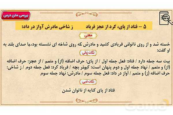 پاور آموزشی درس 7 فارسی هفتم | علم زندگانی- پیش نمایش