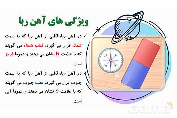 پاور درس 7 علوم چهارم ابتدایی: آهن‌ربا در زندگی- پیش نمایش