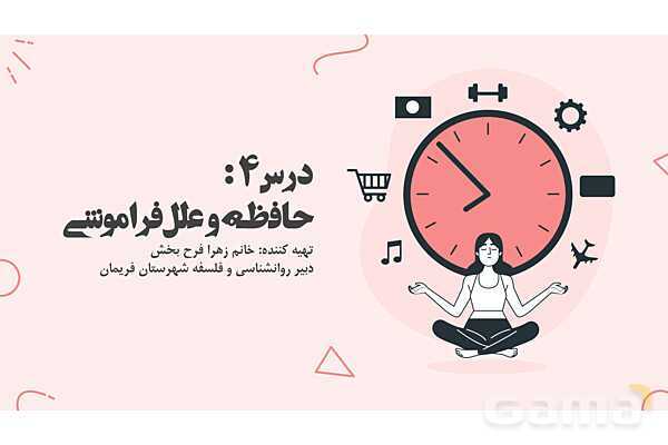 پاورپوینت تدریس درس 4 روانشناسی یازدهم | حافظه و علل فراموشی- پیش نمایش