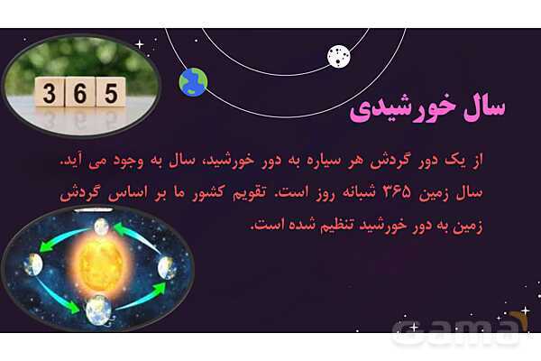 پاور درس 8 علوم چهارم ابتدایی: آسمان در شب- پیش نمایش