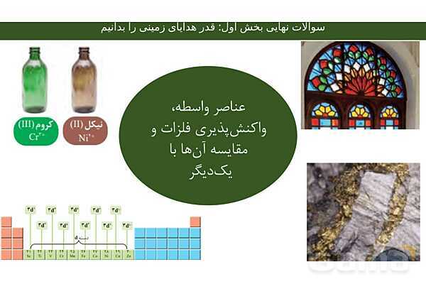 مجموعه سوالات نهایی فصل اول شیمی یازدهم با جواب - پیش نمایش