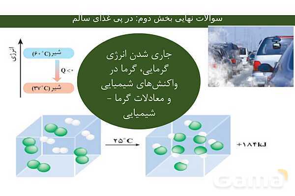 پاورپوینت مجموعه سوالات نهایی فصل دوم شیمی یازدهم با جواب- پیش نمایش