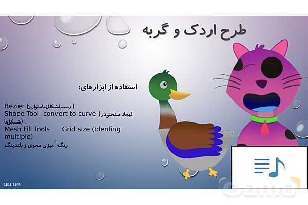 پاور آموزش طرح های عملی کورل | پایه یازدهم کاردانش- پیش نمایش