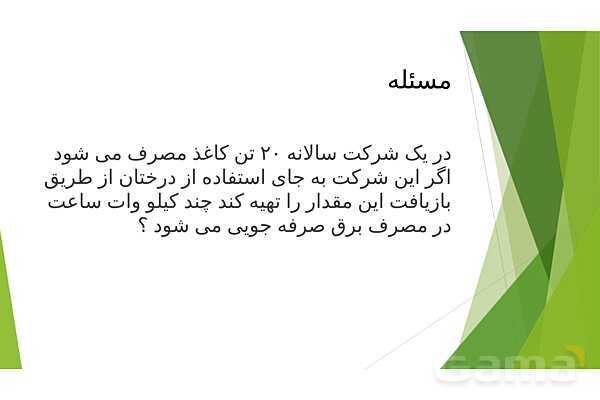 پاور درس سوم علوم ششم | کارخانه کاغذسازی- پیش نمایش