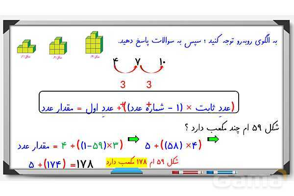 پاور فصل اول ریاضی ششم | الگوهای عددی- پیش نمایش