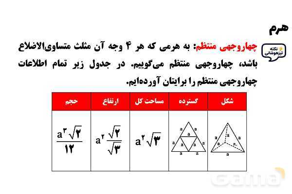 پاور تدریس تیزهوشانی ریاضی نهم | هرم- پیش نمایش