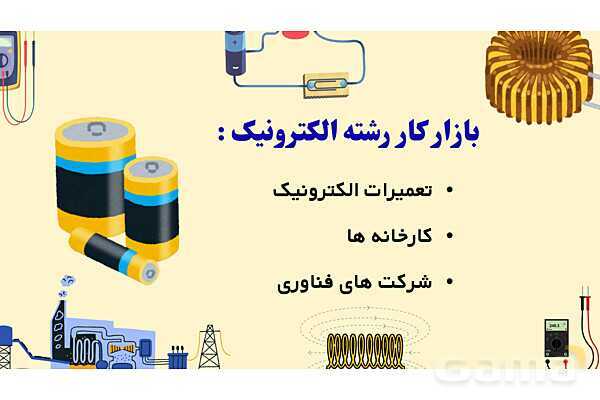 پاورپوینت معرفی رشته الکترونیک هنرستان- پیش نمایش