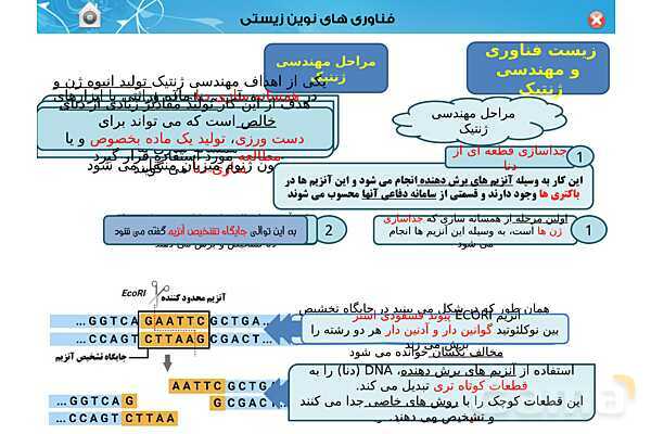 پاور تدریس زیست دوازدهم | فصل 7: فناوری های نوین زیستی (گفتار 1 تا 3)- پیش نمایش
