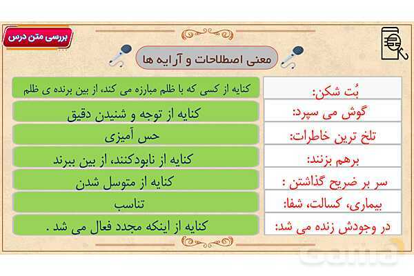 پاور آموزشی درس 9 فارسی هفتم | نصیحت امام - شوق خواندن- پیش نمایش