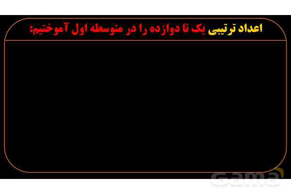 پاورپوینت عربی دهم: اعداد ترتیبی 1 تا 20- پیش نمایش