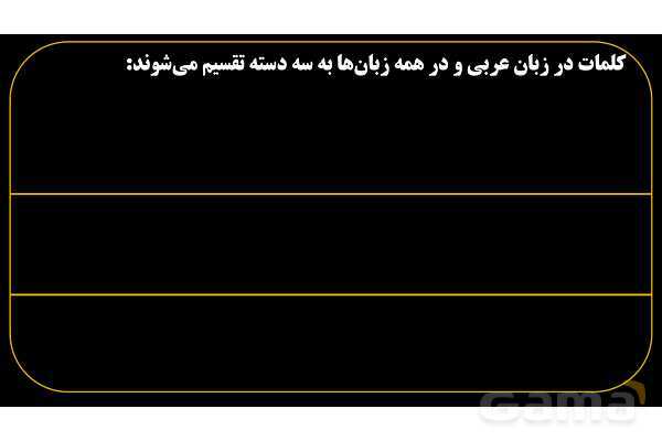 پاورپوینت عربی دهم: جمله و ناجمله- پیش نمایش