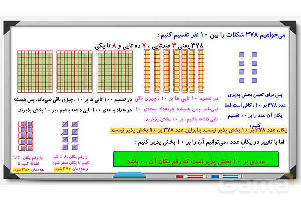 پاورپوینت بخش پذیری ریاضی ششم- پیش نمایش