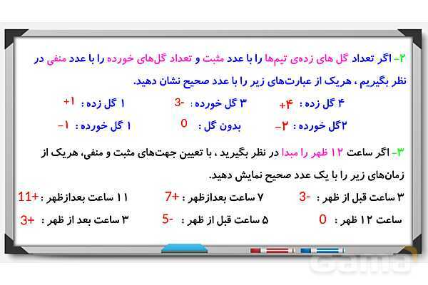 پاورپوینت اعداد صحیح ریاضی ششم- پیش نمایش
