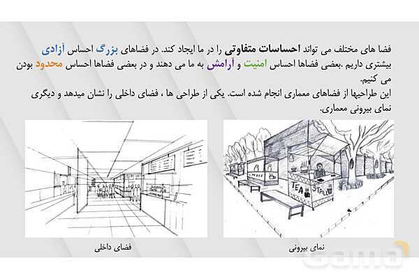 پاورپوینت فضا و بعد | فرهنگ و هنر نهم- پیش نمایش