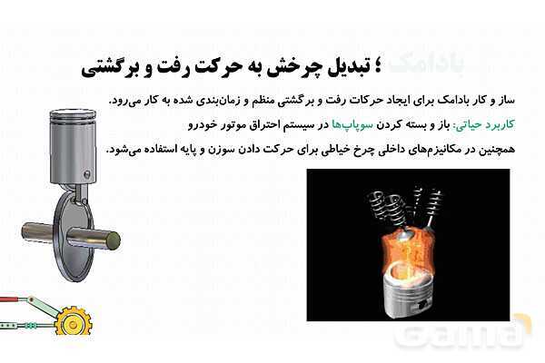 پاورپوینت تدریس پودمان ساز و کارهای حرکتی کار و فناوری نهم- پیش نمایش