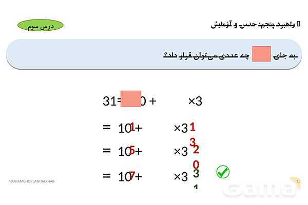 پاورپوینت آموزش ریاضی هفتم فصل 1 راهبردهای حل مسئله- پیش نمایش