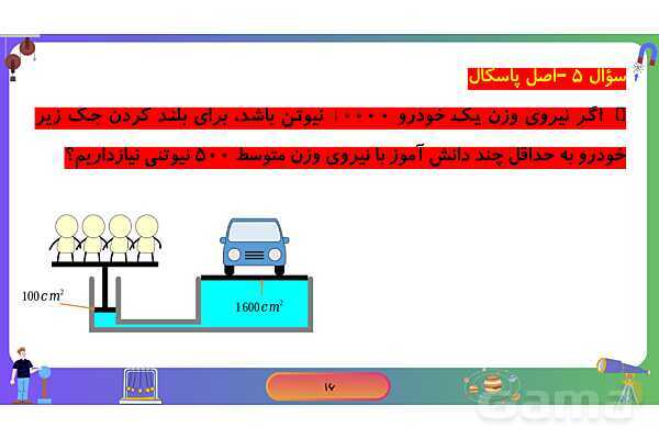 پاورپوینت فصل 8 علوم نهم: فشار- پیش نمایش