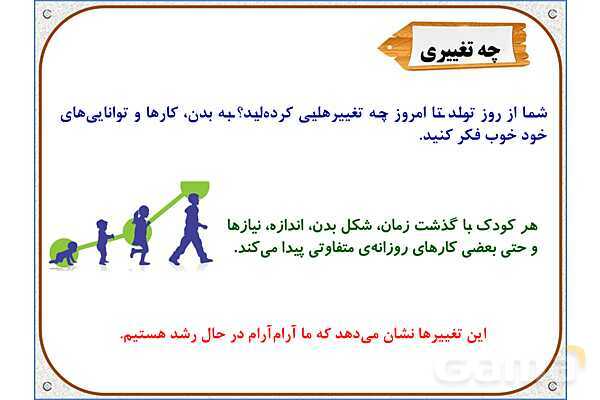 پاورپوینت مطالعات اجتماعی سوم دبستان | درس 2: من بزرگ‌تر شده‌ام- پیش نمایش