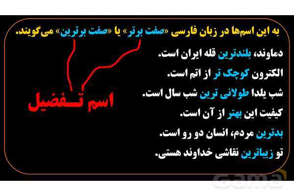 پاورپوینت عربی یازدهم: وزن‌های اسم تفضیل- پیش نمایش