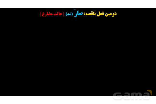 پاورپوینت عربی یازدهم: افعال ناقصه- پیش نمایش