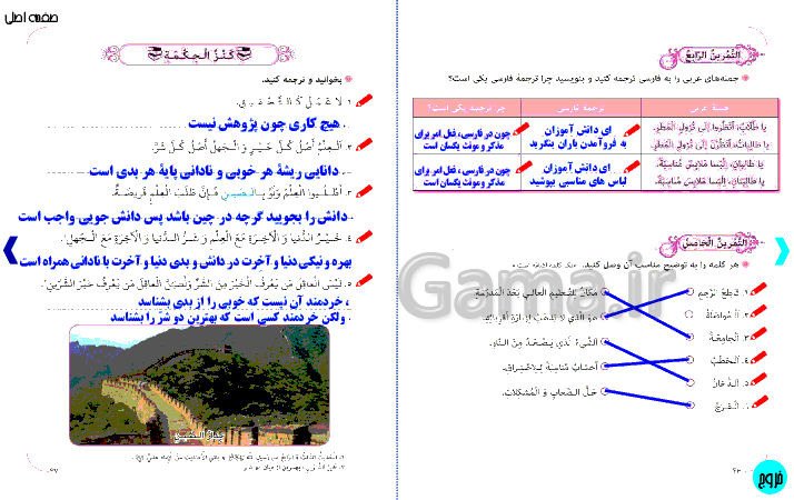 پاورپوینت آموزش عربی پایه نهم | درس ۱ تا ۱۰- پیش نمایش