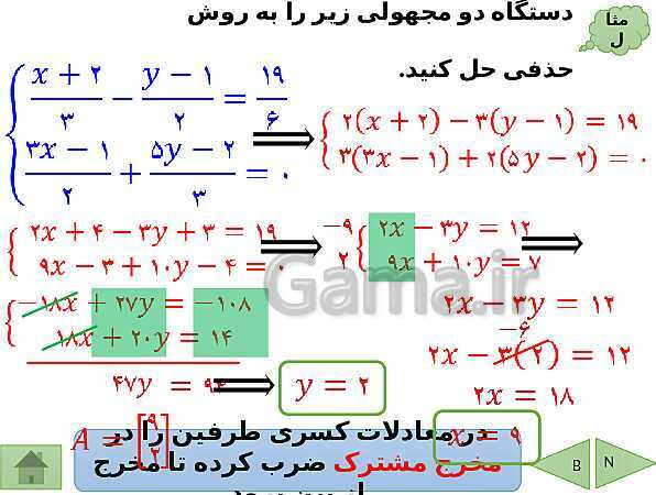 پاورپوینت درسنامه ریاضی نهم | فصل 6: خط و معادله های خطی- پیش نمایش