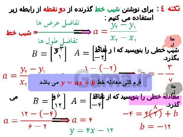پاورپوینت درسنامه ریاضی نهم | فصل 6:خط و معادله های خطی- پیش نمایش