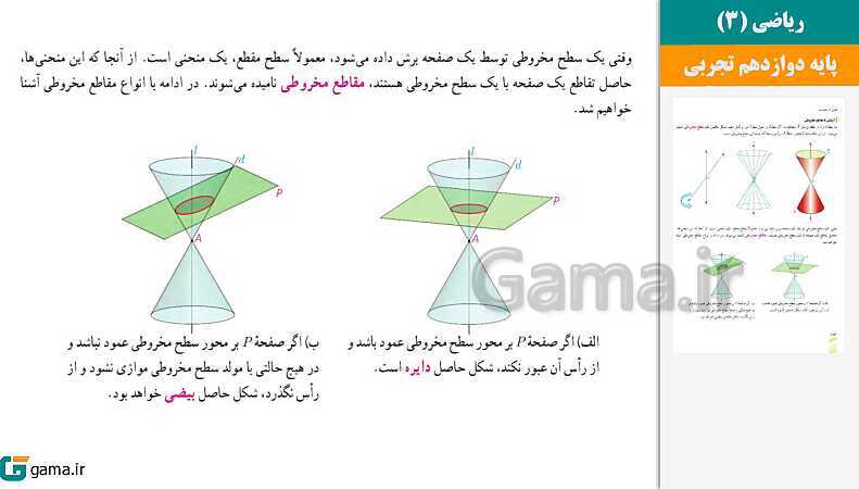  پاورپوینت کتاب محور ویژه تدریس مجازی ریاضی (3) دوازدهم تجربی | فصل 1 تا 7 - پیش نمایش