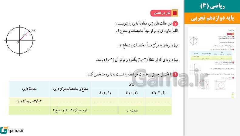  پاورپوینت کتاب محور ویژه تدریس مجازی ریاضی (3) دوازدهم تجربی | فصل 1 تا 7 - پیش نمایش